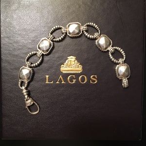Lagos Rock Circle Link Bracelet
